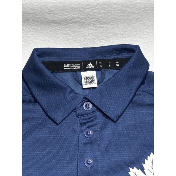 NEW Adidas Toronto Maple Leafs Game Mode Polo Golf Shirt Men’s Small NWT Hockey - Picture 3 of 15